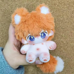 10cm Anime Pl&uuml;&uuml;sist Nukk Peen T&auml;he Nukud Kawaii Pehme Figuur M&auml;nguasjad Puuvillased Beebi Pl&uuml;&uuml;sid M&auml;nguasjade Kollektsioon S&uuml;nnip&auml;evakingitused Skeletonless beige