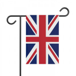 Drapeau &ndash; Royaume-Uni &ndash; 32 x 47,5 cm &ndash; Pol&uuml;ester &ndash; Rekto/verso mulje &ndash; Jardin ext&eacute;rieur