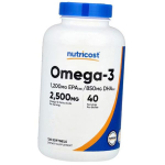 Oomega-3 rasvhapped, Omega-3 2500, Nutricost 120kaps (67647004) 120softgels