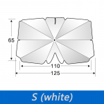 Auto P&auml;ikesevari Vihmavari Auto P&auml;ikesesirm H&otilde;bedane Esiklaasi P&auml;ikesekaitse UV-vastane Kokkupandav Auto Vihmavari Kokkupandav Auto P&auml;ikesekaitse Tarvikud