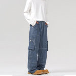 Ameerika t&ouml;&ouml;riided Retro triibulised sirge l&otilde;ikega teksad Street vabaaja p&uuml;ksid meestele ja naistele 2XL