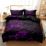 Geomeetriline voodipesukomplekt Mitmev&auml;rvilised Ebakorrap&auml;rased Mustrid Uus Lahe Must &Uuml;he Twin Queen King Suurusega Voodipesu Linane Komplekt Kodu Dekoor Us Full 200x230cm