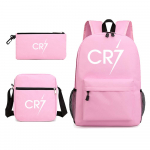 3 tk Uus CR7 Seljakott Koolikotid Poistele T&uuml;drukutele Teismelistele S&uuml;learvuti Mochilas &Otilde;lakotid 15.6 inch
