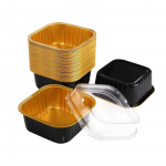 Tiramisu &scaron;okolaadi pakend Alumiiniumfooliumist koogivorm Alumiiniumfooliumist k&uuml;psetusvorm Alumiiniumfooliumist tass 40 tk One Size