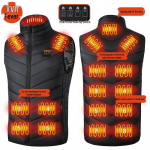 Unisex nutikas elektriline soojendusega vest - Kogu keha, p&uuml;siv temperatuur 6XL
