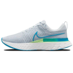 Nike React Infinity Run Flyknit 2 Puhta plaatina smaragdroheline laserroheline meeste tossud hall lubikuma smaragdroheline CT2357-007 44.5