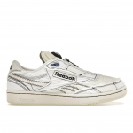 Market x Reebok Club C 85 Pump Kriidivalge Must Unisex Tossud Kreemjas Valge S&uuml;simust 100069832 40