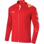 Li Ning lauatennise seeria lukuga p&uuml;stkraega pikkade varrukatega dressipluus Meeste dressipluusid Kirsi&otilde;ie-punane AYYU013-2 XL