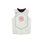 Nike Dri-Fit SS25 Total 90 Kerge Hingav &Uuml;mmarguse Kaelusega Varrukateta Jalgpallis&auml;rk Meeste &uuml;laosad HV1181-133 S white