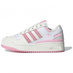 Adidas Originals Forum Bold Stripes Mugavad Mitmek&uuml;lgsed Madalad Rula Kingad Naiste Tossud Valge Roosa ID0404 38⅔