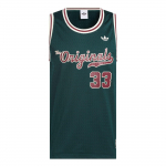 Adidas Originals Korvpallis&auml;rk Lahtine Mugav &Uuml;mmarguse Kaelusega Pullover Varrukateta Korvpallivest Unisex Topid JM9954 XS