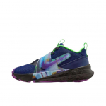 Nike Team Hustle D12 GS Sinine T&uuml;hjus Erksinine Lilla Must Laste Tennised Erksinine-Lilla-Must HV2291400 38