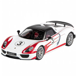 1/18 Porsche 918 Spyder Martini Sulamist Spordauto Mudel Valatud Metallist M&auml;nguasi V&otilde;idus&otilde;iduauto S&otilde;idukid Mudel Simulatsioonheli ja valgustega Laste Kingitus punane