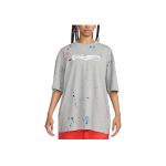 Nike Sportswear Logo Prindiga L&otilde;tv Mugav L&uuml;hikeste Varrukatega Tilk&otilde;lgadega T-s&auml;rk Naiste T-s&auml;rgid Hall FZ0284042 M