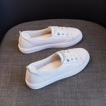 Mood 100% Ehtne Nahk Naiste Valged Kingad Madala Kontsaga Vabaaja Pehme Veisenahast Mood Naiste Br&auml;ndi Slip-on Kingad Mugavad D636 35
