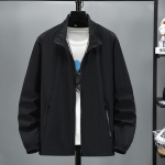 Meeste suvine seisev krae pluss suuruses p&auml;ikesekaitsejope &uuml;hev&auml;rviline kerge &otilde;hukese osaga lihtne igap&auml;evane jope XS