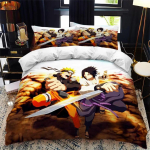 naruto tekikate padjap&uuml;&uuml;r anime voodipesukomplekt teismelistele t&uuml;drukutele moodne kaheinimesevoodi queen size magamistoa kaunistus kingitused 135x200cm