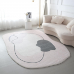 WTEMPO Ebakorrap&auml;rane elutoa vaip magamistoa p&otilde;randamatt kerge luksus riiete ja m&uuml;tside toa vaip 80 * 120cm