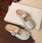Naiste split-varvastega lamedad kingad Naiste mugavad lamedad sussid Pehme tallaga looferid Slip-on rannapildid Pandlaga madala suuga Mary Jane 35