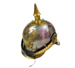 Saksa Pickelhaube kiiver | Preisi ohvitseri kiiver | Messingist kotka naelaga kiiver, koopia v&auml;ljapanekuks ja Cosplay'ks