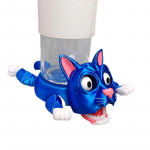 Loov 3D-prinditud kassi alus naljaka paanikas kassi tassialus teetassile kohvitassile joogihoidja kontori lauale kodu kaunistus ornament sinine