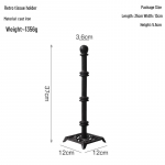 Euroopa Retro Malmist Linnu Salvr&auml;tikuhoidja ja Kilehoidja Elutuppa v&otilde;i S&ouml;&ouml;gilauale