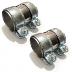 S-NET SN-290-MC Summuti klamber, Universaalne v&auml;ljalaskekollektori v&auml;ljalasketoru klamber&uuml;hendus, Roostevaba teras, Kogupikkus 65mm&times;2