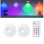Figuuride vitriinivalgusti, Kapp, Puutetundlik valgusti, USB LED, Laetav, &Uuml;mbritsev valgustus, Stiilne RGB valgus, Kaugjuhtimispult, 12 RGB v&auml;rvi, Taimer