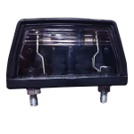 Litsentsitulede komplekt / Numbrim&auml;rgituli veoautole, veoautole, haagistele, bussidele ja universaals&otilde;idukitele | 12V | L&auml;bipaistev l&auml;&auml;ts | Pirniga puhas