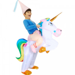 T&auml;iskasvanud Lapsed V&auml;rviline &Uuml;kssarvik T&auml;ispuhutav Kost&uuml;&uuml;m Peen Naljakas T&auml;ispuhutav &Uuml;likond Poistele T&uuml;drukutele Halloweeni Purimi Anime Cosplay Kost&uuml;&uuml;mid One Size&unicorn