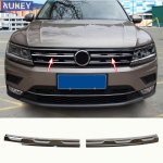 VW Tiguan Mk2 2016 2017 jaoks- kroomitud esiv&otilde;rgust v&otilde;rev&otilde;re kaitseraua kaane siset&uuml;kk kapoti viimistluse vormimiskaitse