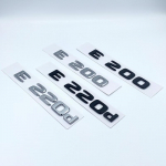 2017 Black Silve Letters E200 E260 E300 E400 E220d E350e E300de 4Matic ABS embleem Mercedes Benz W213 auto pagasiruumi logole 4Matic h&otilde;be