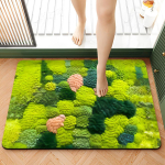 Sissep&auml;&auml;s Sissep&auml;&auml;s Vannituba Sammalvaip Libisemisvastane Vannituba Veeimav Jalamatid Kiatomaat P&otilde;randamatid 50X80CM(1.6X2.6FT