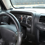 Carbon fiber Dashboard Panel Cover Trim Sticker For Hummer H3 2005-09