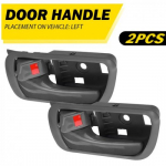 for 2002-2006 Toyota Camry Inner Interior ide Door Handle Gray Driver 2x Side