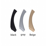 gray Beige Black left Right Car Interior Handle Inner Door Panel Pull Trim Cover For BMW 3 series E90 E91 328 330 Gray(on the left)
