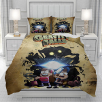 Gravity Falls 3D Tekikott mehed naised/Lapsed KID Tr&uuml;kitud One Piece multifilm Voodipesu komplekt Tekk Voodi Pehme 135x200cm 3pcs