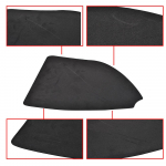 For Fiat 500 2007- Airbag Cover Side trument Panel Airbag Shell 2PCS With Scratches