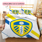 Leeds Unitedi mustriga voodipesu Kodu kaunistamine S&uuml;nnip&auml;evakingitus (1 * tekikott + 2 * padjap&uuml;&uuml;r, ilma t&auml;idiseta) 240x220cm