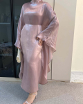 Uus keskkonna araabia dubai pikk kleit abaya riided lahtine vabaaja hommikumantel kleit al One size