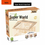 Rolife Super World Katusekorruse DIY Miniatuurmaja