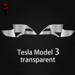 Rear Headlamp Car Styling Sticker For Tesla Model 3/S/Y Headlamps TPU Smoked Black taillight Protector Film accessories Y taillight black gray