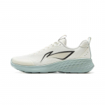 Li Ning Light Cloud Cushioning Slip Resistant Abrasion Resistant Lightweight Low top Running Shoes Men's Ivory ARSV037-11 43