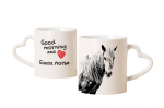 Giara Horse - cup with a horse, a cute cup with a heart-shaped handle, a universal gift from the Art-Dog brand