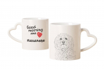Havanese, Havanese Cuban Bichon, Bich&oacute;n Havan&eacute;s - cup with a dog, adorable cup with a heart-shaped handle, universal gift from the Art-Dog brand