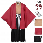 Deemonite tapja: Yoriichi Tsugikuni cosplay kost&uuml;&uuml;m P&auml;ikesepuhangu kimono cosplay anime esinemis komplekt 0047 XS