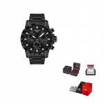 TISSOT T SPORT Kollektsioon Black Knight Kvartsliikumisega Meeste K&auml;ekell 45,5 mm Must Tihvliga T125.617.33.051.00 Regular Watch Box