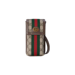Gucci Ophidia Eemaldatav Reguleeritav &Otilde;larihm L&otilde;uend Crossbody Telefonikott Mini Meeste kotid Beež Eebenipuu 746307-96IWT-8745 Basic Set (Bag+Dust Bag)