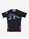 MANTO Meeste Rashguard L&uuml;hikeste Varrukatega TENGU Must M