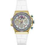 GUESS Sport Valge Silikoonist Naiste Kvartsikell GW0553L2 valge